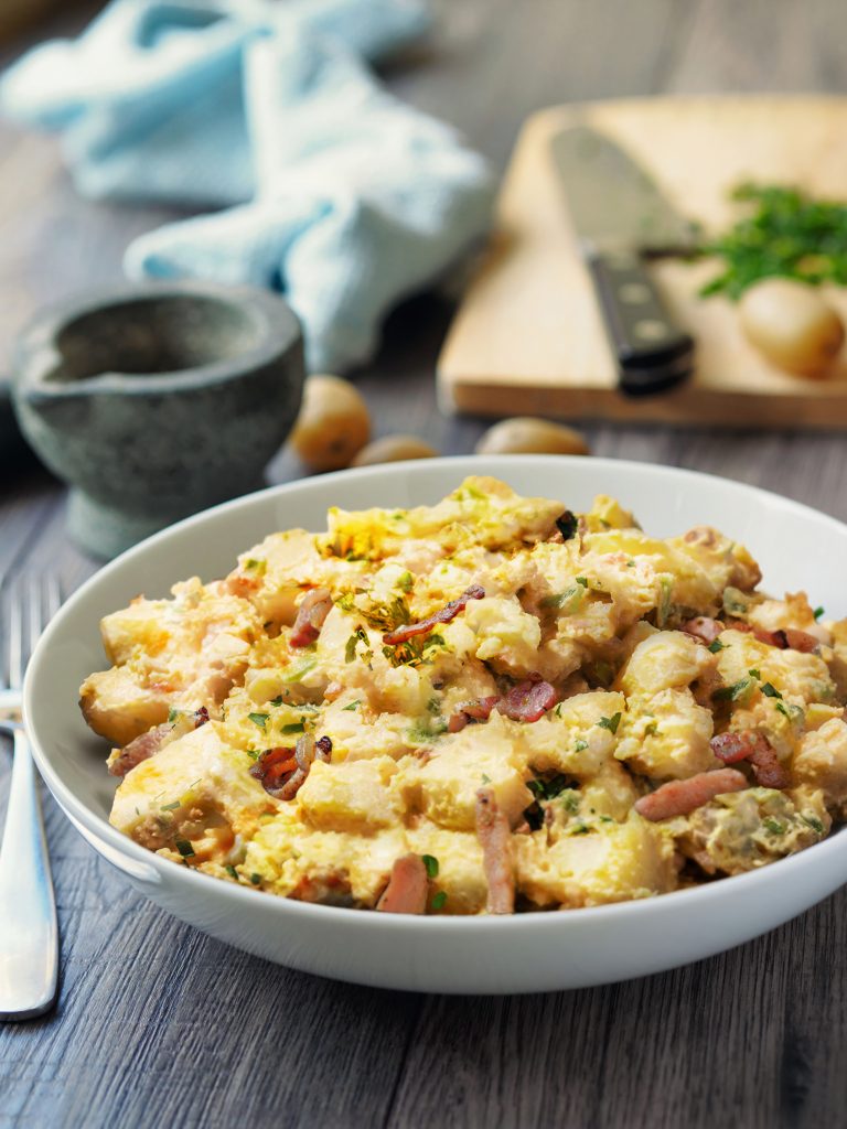 Bacon Honey Mustard Potato Salad