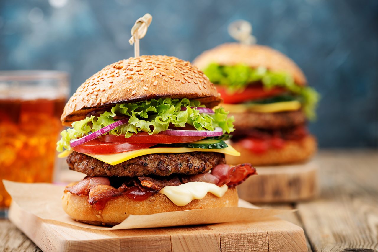 Loaded Bacon and Cheeseburger Slider