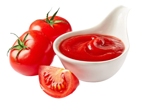Bowl of tomato sauce ketchup